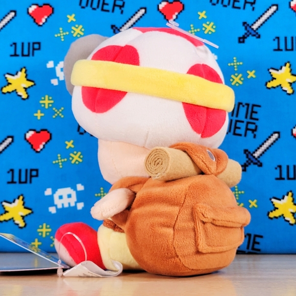 Captain Toad Treasure Tracker Captain Toad (Sitting) 8" Nintendo Little Buddy - Picture 5 of 12